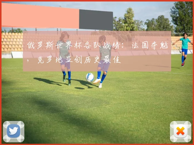 俄罗斯世界杯各队战绩：法国夺魁，克罗地亚创历史最佳