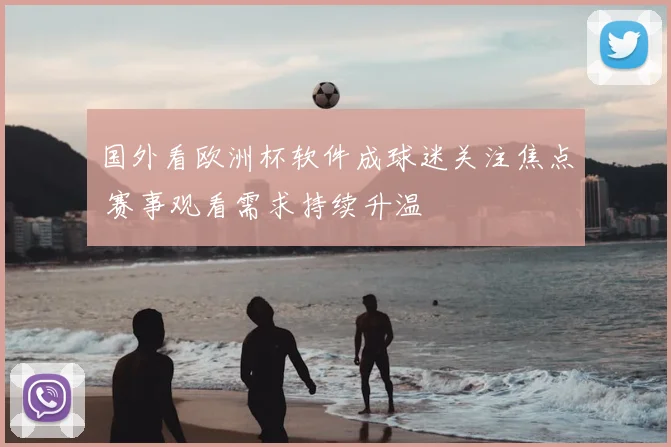 国外看欧洲杯软件成球迷关注焦点 赛事观看需求持续升温